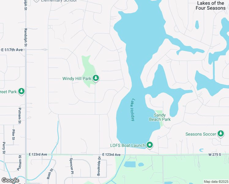 map of restaurants, bars, coffee shops, grocery stores, and more near 3314 Rustic Lane in Crown Point