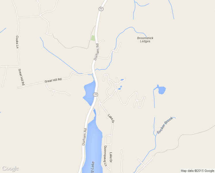 map of restaurants, bars, coffee shops, grocery stores, and more near 34 Mohawk Trail in Guilford