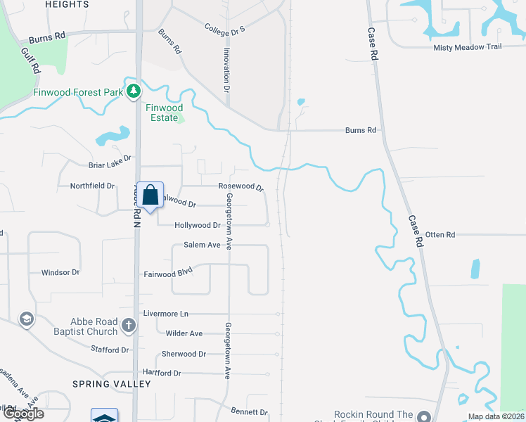 map of restaurants, bars, coffee shops, grocery stores, and more near 961 Rosewood Drive in Elyria