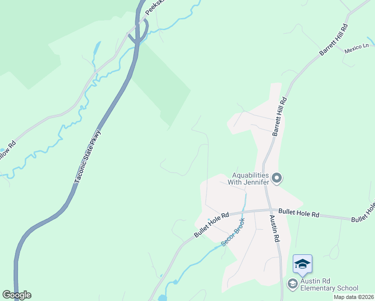 map of restaurants, bars, coffee shops, grocery stores, and more near 18 Hillside View Road in Mahopac