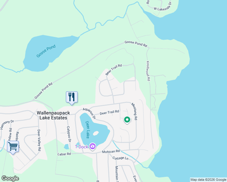 map of restaurants, bars, coffee shops, grocery stores, and more near 2 Salem Place in Wayne