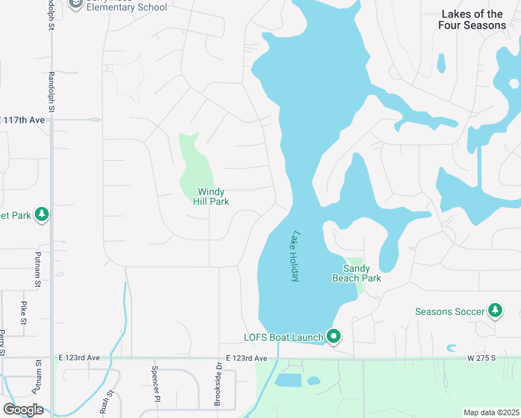 map of restaurants, bars, coffee shops, grocery stores, and more near 3314 Rustic Ln in Crown Point