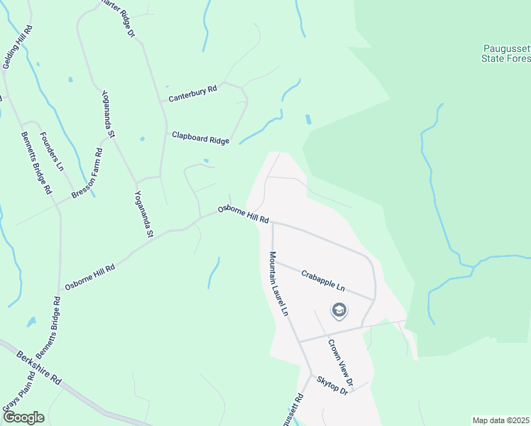 map of restaurants, bars, coffee shops, grocery stores, and more near 41 Osborne Hill Road in Newtown