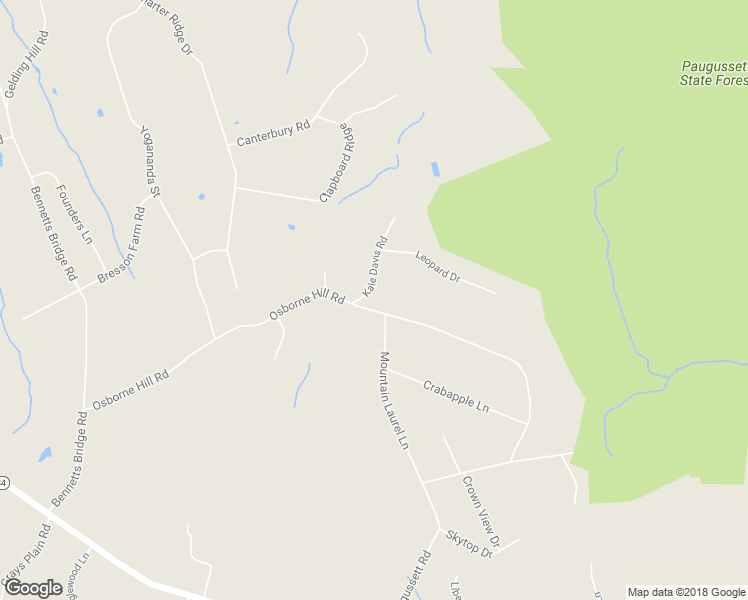 map of restaurants, bars, coffee shops, grocery stores, and more near 41 Osborne Hill Road in Newtown