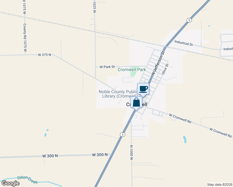 map of restaurants, bars, coffee shops, grocery stores, and more near 125 West Orange Street in Cromwell