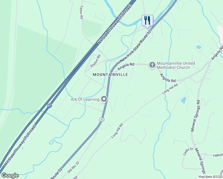 map of restaurants, bars, coffee shops, grocery stores, and more near 29 Hess Road in Mountainville