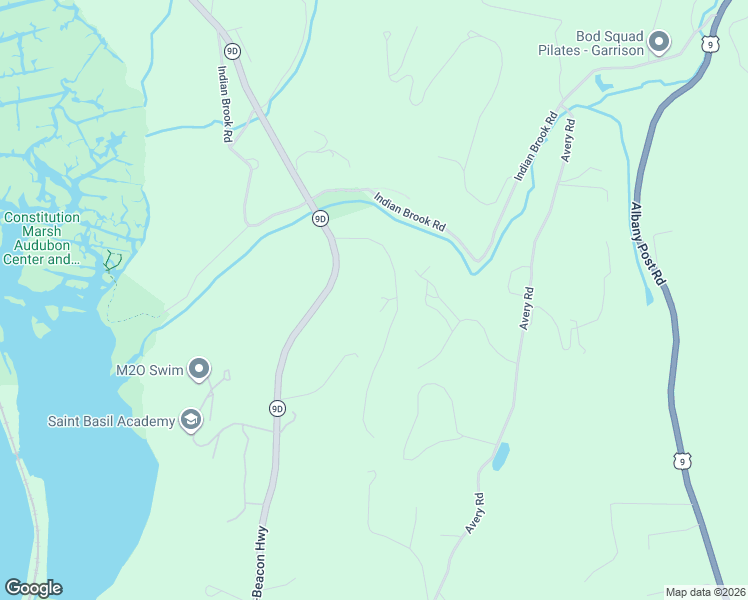 map of restaurants, bars, coffee shops, grocery stores, and more near 44 Dick's Castle Road in Philipstown