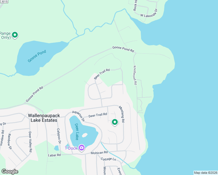 map of restaurants, bars, coffee shops, grocery stores, and more near 17 Blue Bird Court in Hawley