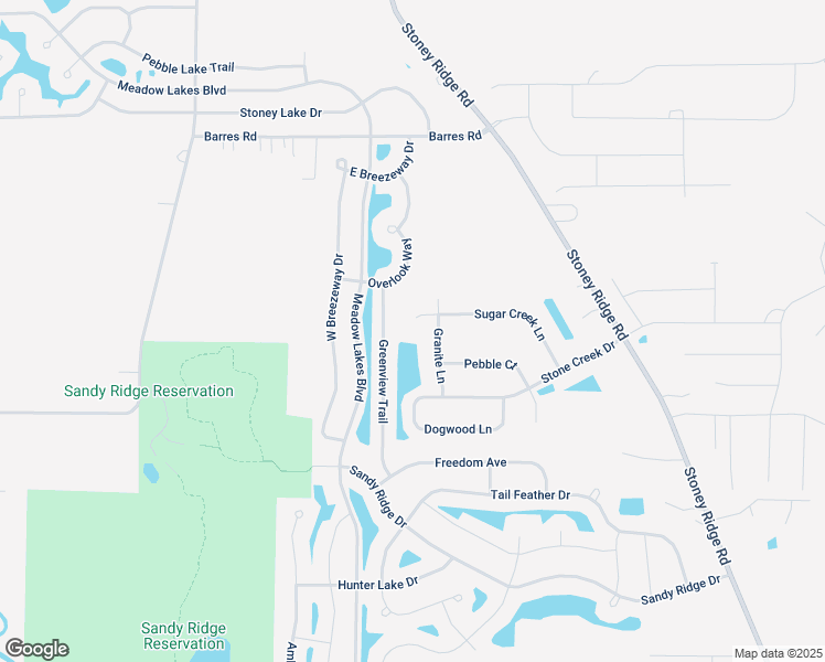 map of restaurants, bars, coffee shops, grocery stores, and more near 37401 Sugar Creek Lane in North Ridgeville
