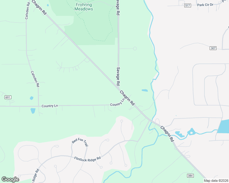 map of restaurants, bars, coffee shops, grocery stores, and more near 7921 Chagrin Road in Chagrin Falls