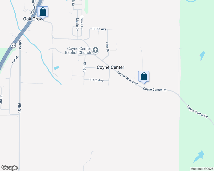 map of restaurants, bars, coffee shops, grocery stores, and more near 11616 18th Street in Milan