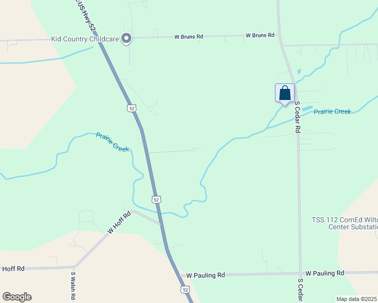 map of restaurants, bars, coffee shops, grocery stores, and more near 0 U.S. 52 in Minooka