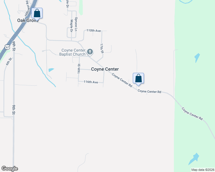 map of restaurants, bars, coffee shops, grocery stores, and more near 11616 18th Street in Milan