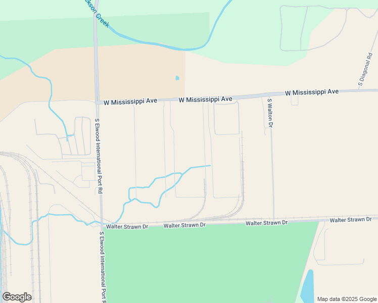 map of restaurants, bars, coffee shops, grocery stores, and more near 21705 West Mississippi Avenue in Elwood