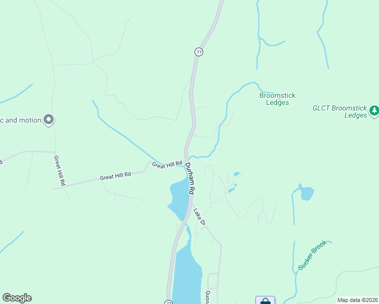 map of restaurants, bars, coffee shops, grocery stores, and more near 4365 Durham Road in Guilford