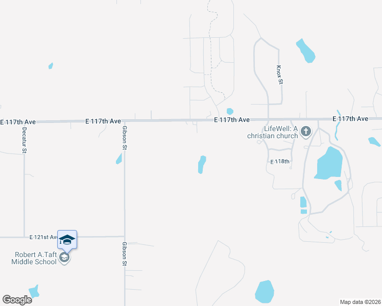 map of restaurants, bars, coffee shops, grocery stores, and more near 6081 East 117th Avenue in Crown Point