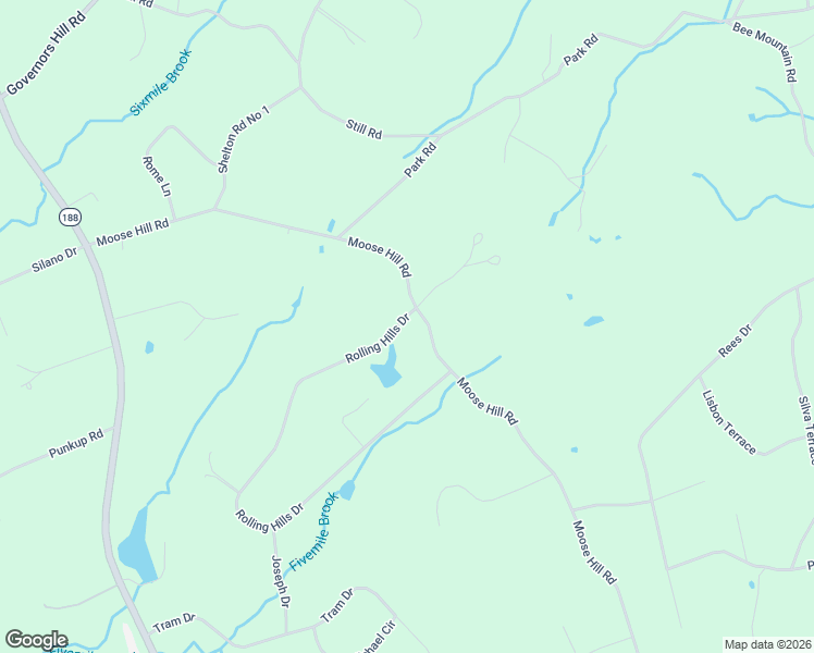 map of restaurants, bars, coffee shops, grocery stores, and more near 163 Moose Hill Road in Oxford