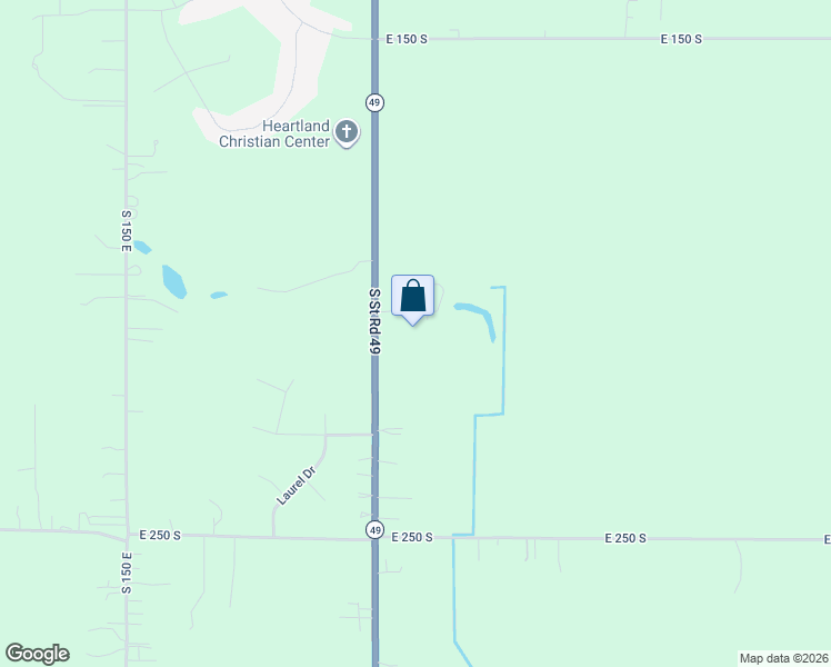 map of restaurants, bars, coffee shops, grocery stores, and more near 213 Indiana 49 in Valparaiso