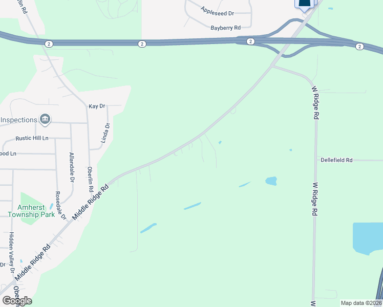 map of restaurants, bars, coffee shops, grocery stores, and more near 43735 Middle Ridge Road in Lorain