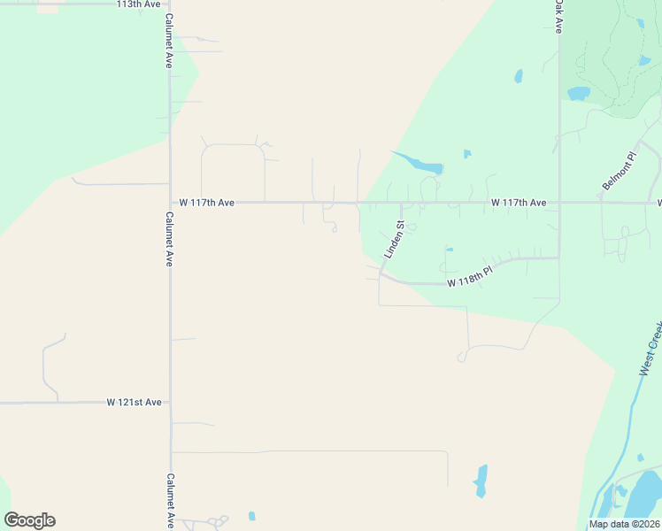 map of restaurants, bars, coffee shops, grocery stores, and more near 13855 West 117th Avenue in Cedar Lake