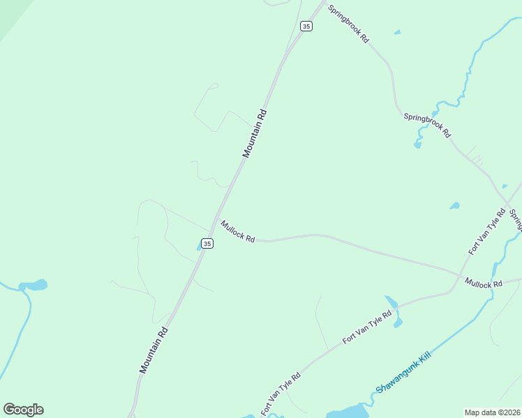 map of restaurants, bars, coffee shops, grocery stores, and more near 750 Mullock Road in Port Jervis