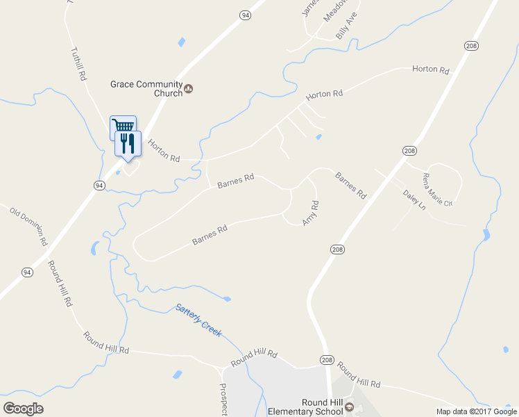 map of restaurants, bars, coffee shops, grocery stores, and more near 171 Barnes Road in Washingtonville