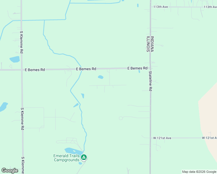 map of restaurants, bars, coffee shops, grocery stores, and more near 3321 East Red Oak Lane in Crete