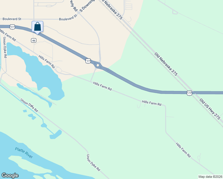 map of restaurants, bars, coffee shops, grocery stores, and more near Hills Farm Road in Fremont