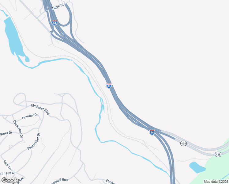 map of restaurants, bars, coffee shops, grocery stores, and more near Interstate 84 in Throop