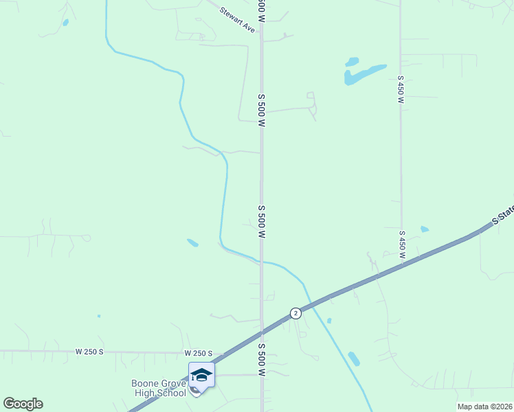 map of restaurants, bars, coffee shops, grocery stores, and more near 208 South 500 West in Valparaiso