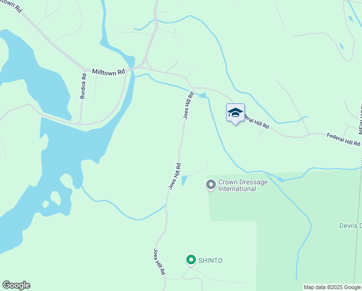 map of restaurants, bars, coffee shops, grocery stores, and more near 285 Joes Hill Road in Brewster