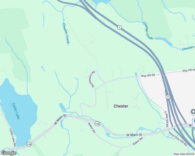 map of restaurants, bars, coffee shops, grocery stores, and more near 80 Turkey Hill Road in Chester