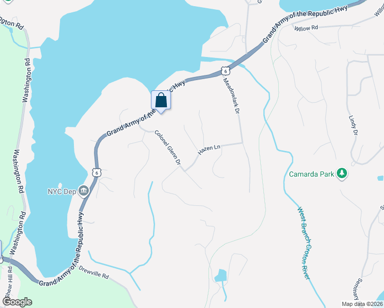 map of restaurants, bars, coffee shops, grocery stores, and more near 1 Pheasant Place in Carmel Hamlet