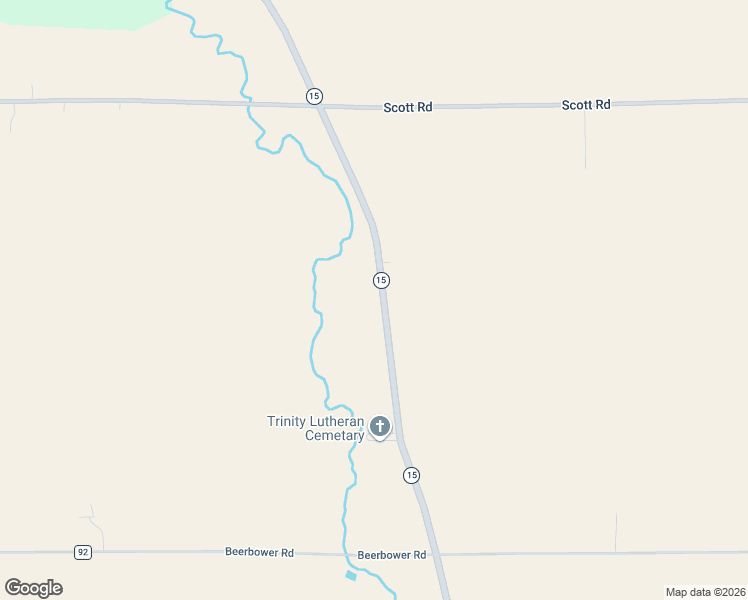 map of restaurants, bars, coffee shops, grocery stores, and more near 2454 Ohio 15 in Ney