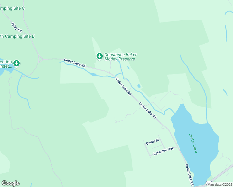 map of restaurants, bars, coffee shops, grocery stores, and more near 75 Cedar Lake Road in Chester