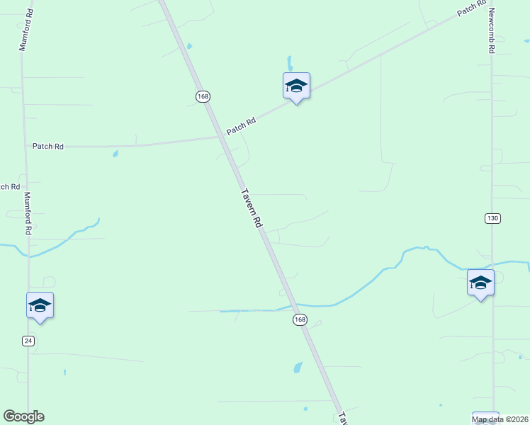 map of restaurants, bars, coffee shops, grocery stores, and more near 17031 Tavern Road in Middlefield