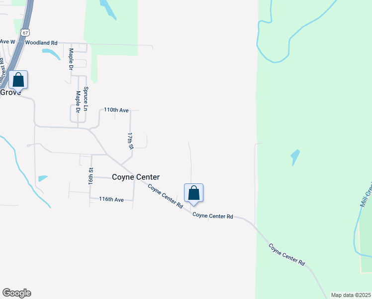 map of restaurants, bars, coffee shops, grocery stores, and more near 11206 22nd Street in Milan
