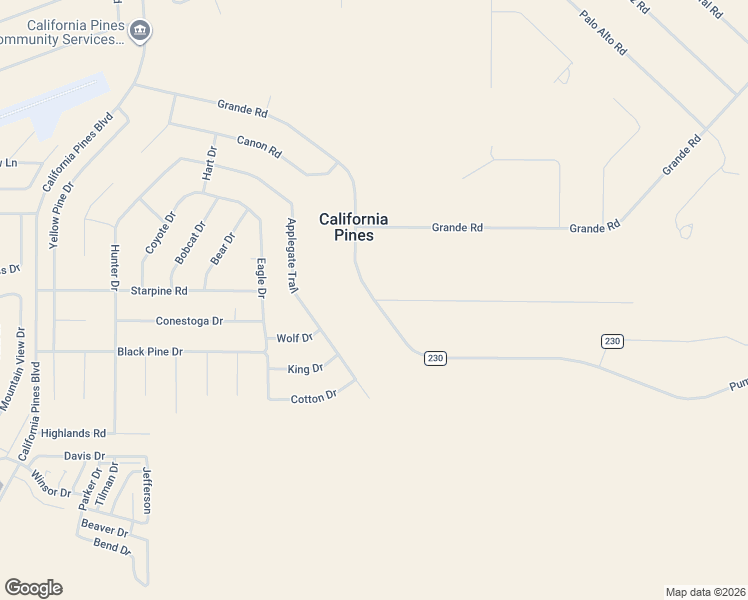 map of restaurants, bars, coffee shops, grocery stores, and more near 814 County Road 230 in Alturas