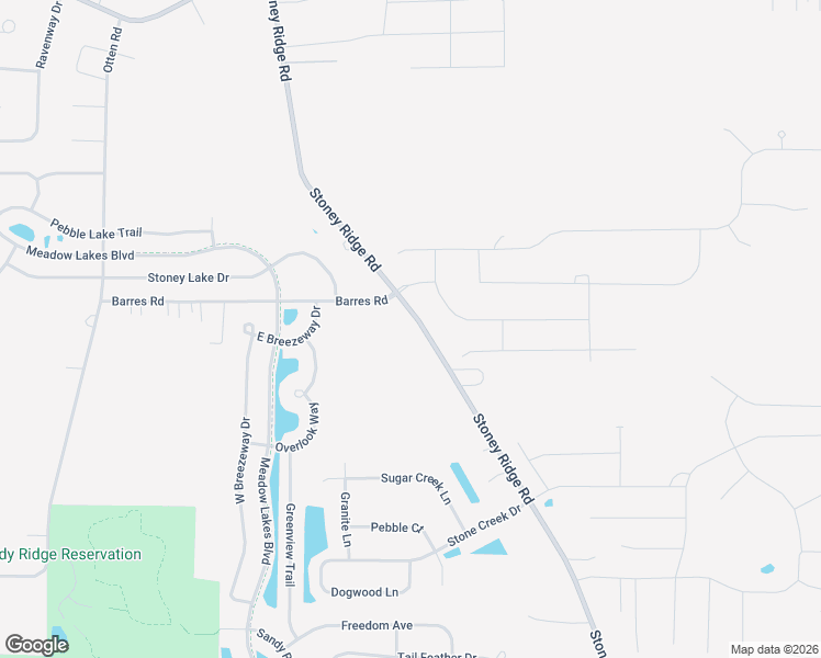 map of restaurants, bars, coffee shops, grocery stores, and more near 5662 Stoney Ridge Road in North Ridgeville