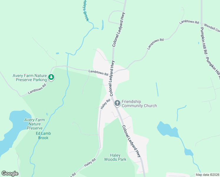 map of restaurants, bars, coffee shops, grocery stores, and more near 399 Colonel Ledyard Highway in Ledyard