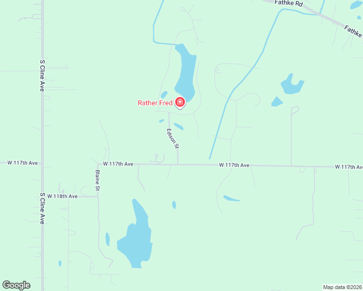 map of restaurants, bars, coffee shops, grocery stores, and more near 11627 Edison Street in Crown Point