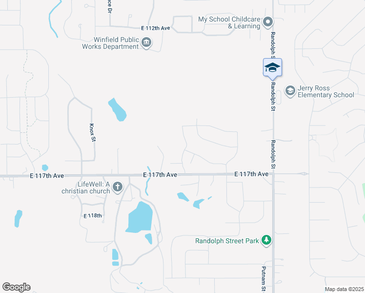 map of restaurants, bars, coffee shops, grocery stores, and more near in Winfield
