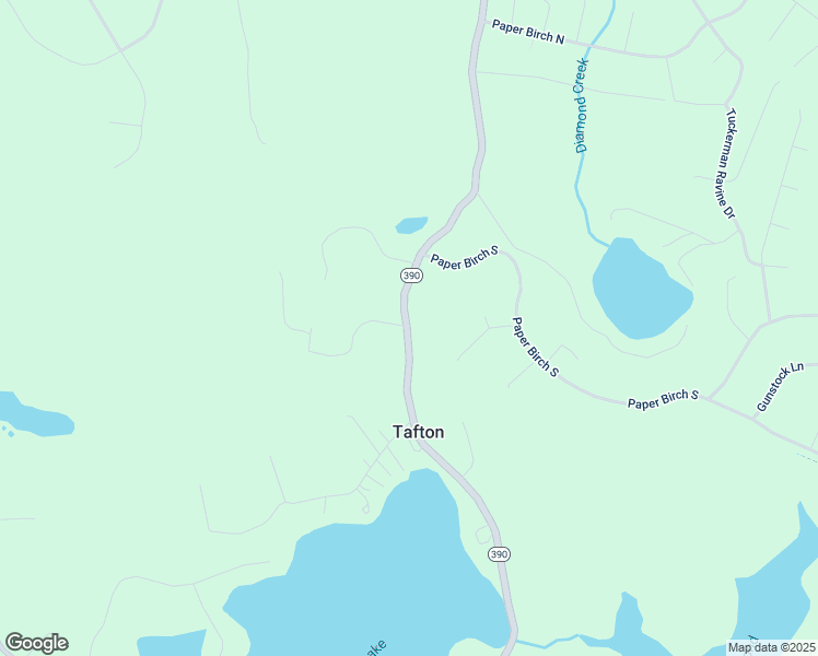 map of restaurants, bars, coffee shops, grocery stores, and more near 242 Pennsylvania 390 in Tafton