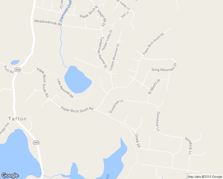 map of restaurants, bars, coffee shops, grocery stores, and more near Paper Birch South Road in Tafton