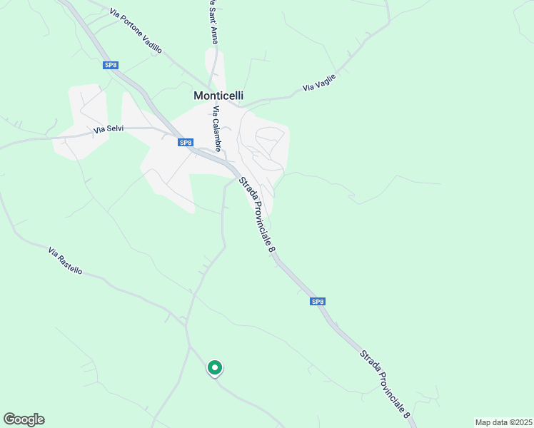 map of restaurants, bars, coffee shops, grocery stores, and more near 4 Via Braccio in Monticelli