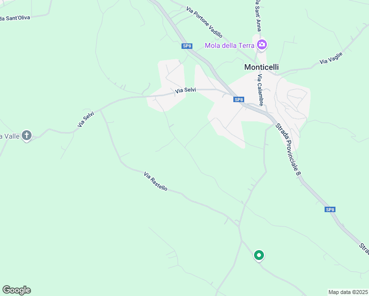 map of restaurants, bars, coffee shops, grocery stores, and more near 10 Via Martinelli in Provincia di Frosinone