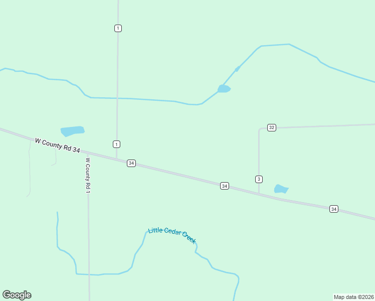 map of restaurants, bars, coffee shops, grocery stores, and more near 365 County Road 34 in Kendallville