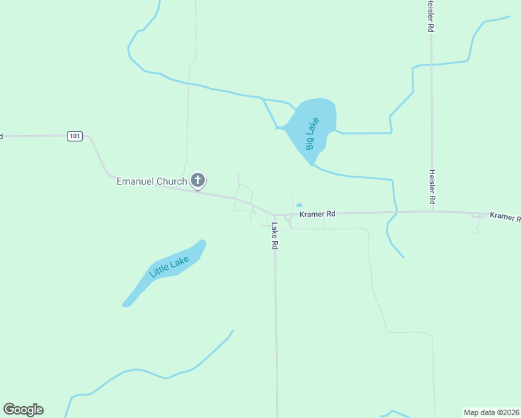 map of restaurants, bars, coffee shops, grocery stores, and more near County Highway 101 in Defiance County