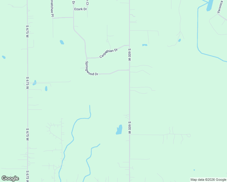 map of restaurants, bars, coffee shops, grocery stores, and more near 181 South 600 West in Hebron