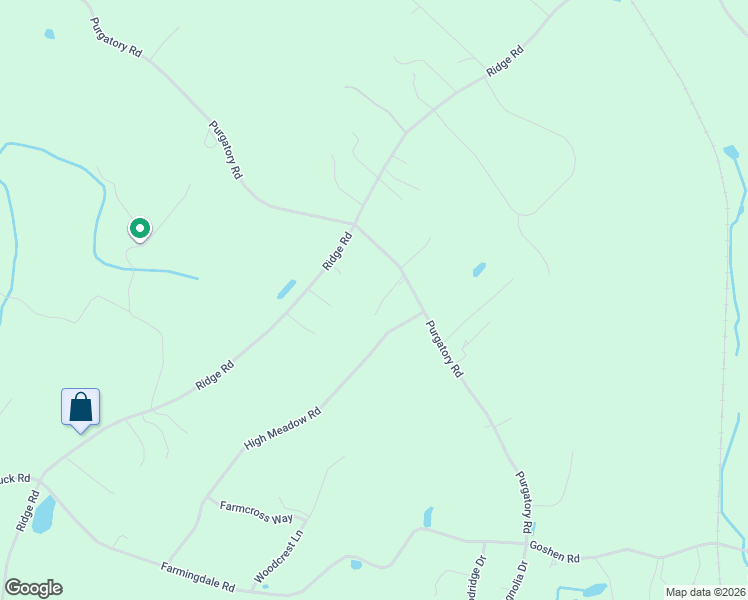 map of restaurants, bars, coffee shops, grocery stores, and more near 268 Ridge Road in Campbell Hall